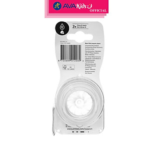 Bộ 2 núm ti Philips Avent SCY966/12 cổ rộng size 6 (từ 9 tháng) - Hàng Chính Hãng