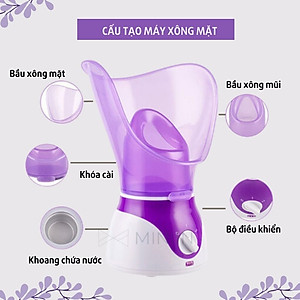 Máy Xông Tinh Dầu Mặt Mũi Họng Mini Hàng Chính Hãng MINIIN - Xông Hơi Thảo Dược Hoa Quả Tại Nhà - An Toàn Hiệu Quả 