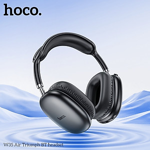 Tai nghe chụp tai bluetooth pin trâu 45h nghe nhạc, mic đàm thoại W35 AIR, headphones  - Hàng chính hãng
