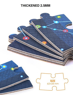 Đồ Chơi Xếp Hình Puzzle MIDEER Dạng Hộp Tròn - 04 Chủ Đề Khu Rừng, Vũ Trụ, Động vật và Đại dương (150 Mảnh Ghép)