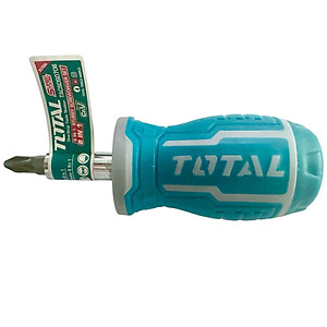 Bộ tua vít 8 chi tiết nhỏ gọn đa năng TOTAL TACSDS0706 - loại mini, thép chuyên dụng CR-V, tay cầm nhựa nhám chắc chắn
