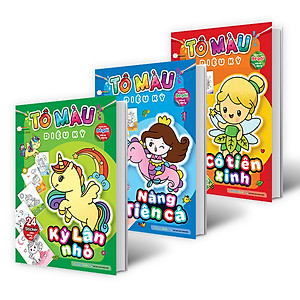 Combo Tô màu diệu kỳ (3 Cuốn)