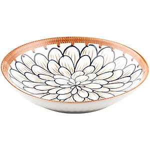 Bộ bát đĩa gốm sứ phong cách Nhật Bản họa tiết trang nhã 11 món kèm hộp - Bộ chén bát decor siêu xinh