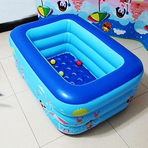 Bể bơi bơm hơi trẻ em chính hãng D Danido, Phao bơi cho bé 1.2m/1.5m/1.8m chất lượng, bền đẹp, 2 tầng - 3 tầng, dày dặn, chống trượt, Bể bơi cho bé, Hồ bơi nhân tạo