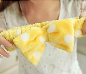 Băng Đô Nơ Rửa Mặt Nhung Mềm Mịn, Tuban Cài Tóc