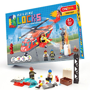 Ghép Hình - Trực Thăng Cứu Hỏa (252 Chi Tiết) CRESTA DK81027