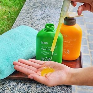Combo Gội Xả Gừng sả-Cocayhoala- giảm gàu, giảm nấm ngứa, dung tích 440g
