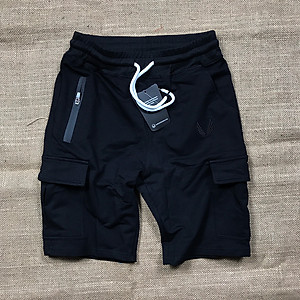 Quần short thể thao nam túi hộp, quần tập gym nam thun cotton cao cấp QDAE003