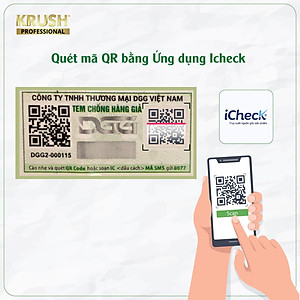 Dầu Gội Nhuộm Tóc Hữu Cơ Thiên Nhiên KRUSH - Màu Đen