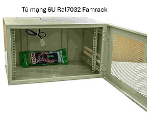 Tủ Mạng Treo Tường 06U D400 Famrack – Chính Hãng, Chuẩn Rack 19", Hàng Chất Lượng Cao