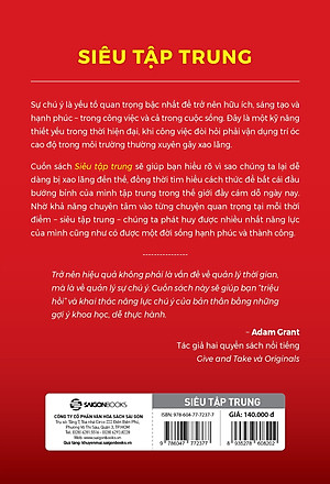 Sách Siêu Tập Trung (Tái Bản)