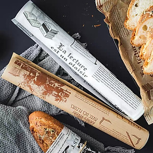 Giấy Nến Thấm Dầu In Hoạ Tiết Báo Cũ Lót Nồi Chiên Không Dầu, Đồ Ăn Nướng Bánh Tiện Lợi - Hàng Loại 1 - Chính Hãng MINIIN