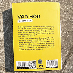 Sách: Văn Hóa Trong Tổ Chức - Cách Để Tạo Ra Một Nơi Mà Mọi Người Thích Làm Việc