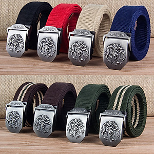 Thắt Lưng Nam Vải Dù U104 US ARMY cao cấp Phong Cách Lính Mỹ, Mặt Khóa Tăng Tự Động Chất Liệu Thép Không Gỉ, Dây Vải Dù Nhiều Màu Dây  lựa chọn- HÀNG CHÍNH HÃNG