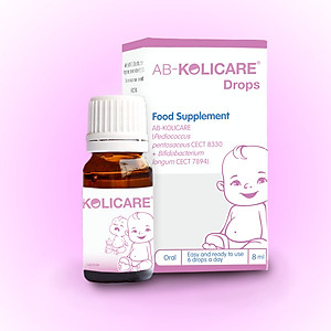 AB - Kolicare: Men Vi Sinh Cho Trẻ Lười Bú, Quấy Khóc, Đầy Hơi, Đau Bụng, Táo Bón, Co Thắt Ruột, Hỗ Trợ Tiêu Hóa HMOs Nhanh Gấp 3 Lần