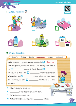 Bài tập bổ trợ Tiếng Anh 5 Extra and Friends