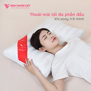 Ruột Gối Nằm Lông Vũ Airy Thuần Việt - Sợi Lông Vũ Nhân Tạo Microfiber Êm Ái Chuẩn Khách Sạn 5 Sao