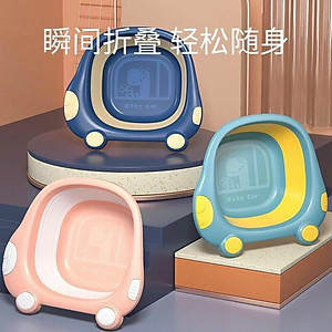 Chậu RỬA MẶT Silicon Gấp Gọn Đa Năng hình  Thú dễ thương