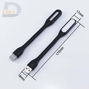 Đèn led mini đầu USB siêu sáng uốn cong linh hoạt, led usb máy tính, ô tô, cắm xe, treo tường, đọc sách, dung làm việc, đèn ngủ, làm việc, chăm sóc trẻ nhỏ ban đêm (Tùy chọn màu)