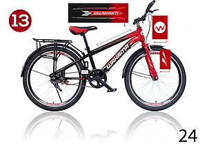 Xe đạp Wahama POWER 24 inch - Phù hợp với người cao từ 1m35 trở lên