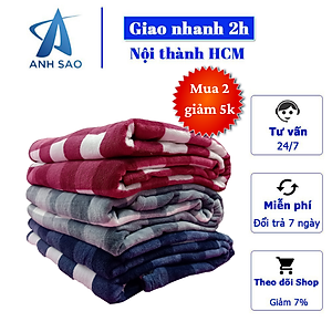 Mền lông cừu Caro cao cấp A kích thước 1m8 x 2m