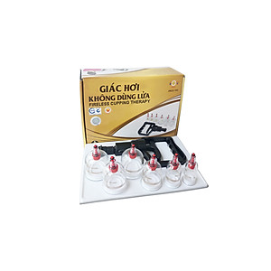 Bộ 6 ly giác hơi không dùng lửa Duy Thành YGH05 được bộ y tế cấp phép lưu hành an toàn cho sức khỏe | Thương hiệu hàng Việt Nam chất lượng cao 2019 | Fireless cupping therapy YGH05