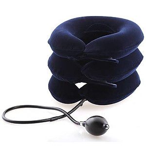 Đai Gối Hơi Kéo Giãn Đốt Sống Cổ Hỗ Trợ Giảm Đau Vai Cổ Gáy