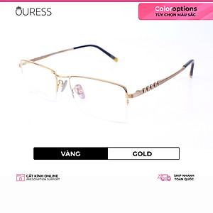 Gọng kính titanium thời trang nam siêu nhẹ siêu bền OURESS sw10002