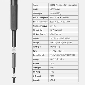 Bộ Tua Vít Nam Châm 28 Trong 1 Đa Năng Kèm Hộp Đựng