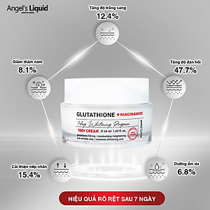 Kem Dưỡng Hỗ Trợ Giảm Thâm Nám Angel's Liquid Glutathione + Niacinamide 7Day Whitening Program 700 V-Cream