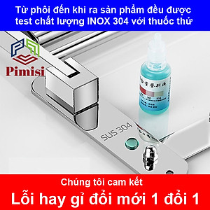 Móc treo quần áo dán tường inox 304 phụ kiện nhà tắm Pimisi - kèm keo dán siêu chắc | Hàng chính hãng