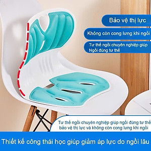 Ghế Công Thái Học Chỉnh Dáng Ngồi - Ghế Tựa Lưng Chống Cong Vẹo Cột Sống Cho Nam, Nữ, Trẻ Em - HÀNG CHÍNH HÃNG MINIIN