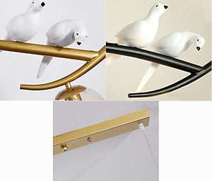 Đèn thả ROVER kiểu dáng sang trọng trang trí nội thất hiện đại, cao cấp - Tặng kèm bóng đèn đầy đủ