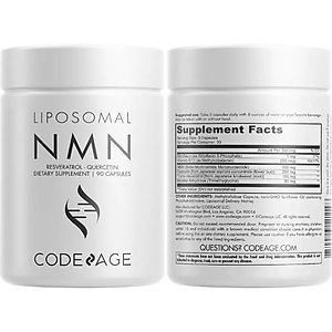 Viên uống ngăn ngừa lão hóa kéo dài tuổi thọ và trẻ hóa làn da Codeage Liposomal NMN - 90 Viên