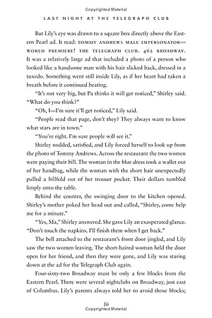 Last Night At The Telegraph Club