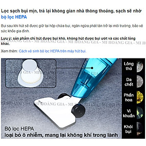 Máy Hút Bụi Mini Cầm Tay DEERMA - Hàng Chính Hãng