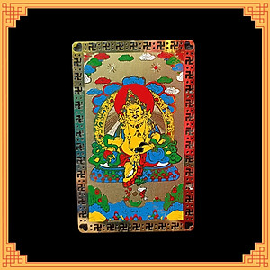 Thẻ phù Hoàng Thần Tài bằng đồng