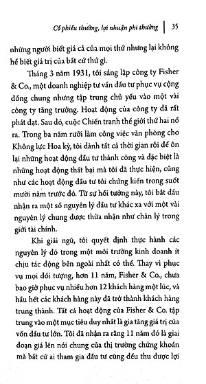 Sách Cổ Phiếu Thường, Lợi Nhuận Phi Thường (Tái Bản)