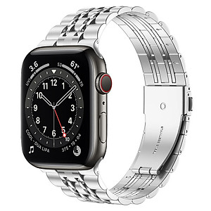 Dây Đeo Thép Luxury Dành Cho Apple Watch Series 1-8 Size 42/44/45mm, Apple Watch Ultra 49mm Steel Band_ Hàng Chính Hãng
