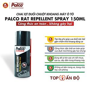 Xịt đuổi chuột khoang máy ô tô PALCO Rat Repellent Spray - Chai 150ml - Nhập khẩu Ấn Độ