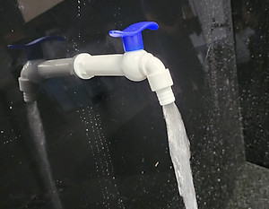 Bộ 3 vòi hồ tay xanh nhựa PP, thân dài, ren 21-27mm Eurolife EL-VHX2127-D (Trắng xanh) (3 cái)