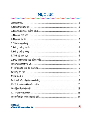 Sách 55 Cách Để Sử Dụng Tốt Ngôn Ngữ Cơ Thể