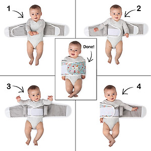 KHĂN QUẤN ANNA&EVE CHO BÉ KHI NGỦ TỪ MỸ