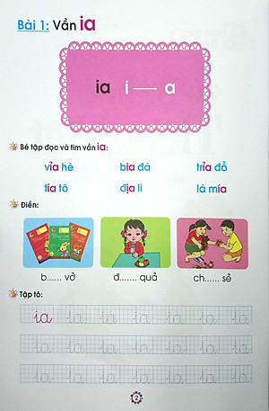 Hành Trang Bé Vào Lớp 1 - Vở Bé Học Tiếng Việt (Quyển 2)