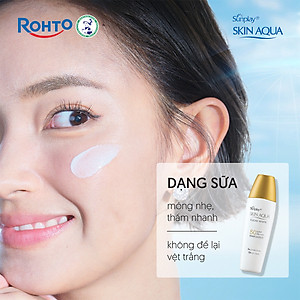 Kem chống nắng Skin Aqua dưỡng trắng, kiểm dầu, dùng hàng ngày dạng sữa Sunplay Skin Aqua Clear White Eco Việt Nam SPF50, PA++++ 25g