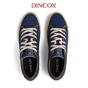 Giày Sneaker Vải Canvas Nam Nữ E12 Dark Navy Dincox