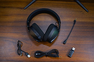 Tai nghe gaming on ear, tai nghe máy tính không dây Bluetooth chụp tai E-dra EH495W - Hàng chính hãng