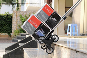 Xe Kéo Đẩy Leo Cầu Thang 6 Bánh Rút Gọn ADVINDEQ TL-35/70 (35kg) - Hàng Chính Hãng