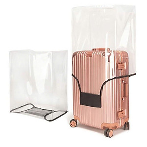 Áo bọc vali trong suốt, nhiều size- Bao trùm vali chống trầy xước cao cấp -Hàng chính hãng 