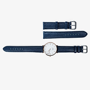 Dây đồng hồ nam da Saffiano Bụi Leather D112 - Da bò thật khâu tay thủ công cao cấp - Bảo Hành 12 tháng